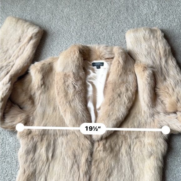 ✨ Luxury Rabbit Fur Jacket – SHINE New York – Size M - Picture 3 of 6